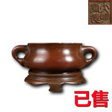 铜制双耳炉