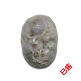 紫罗兰翡翠把件