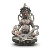大红漾刷金财神