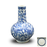 青花龙纹天球瓶