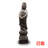 沉香木观音摆件