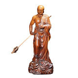 黄杨木地藏菩萨摆件