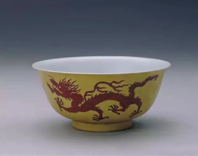 中国古磁器　大清康熙　柿釉茶碗 大清康熙御窑瓷（高清多图）