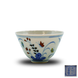 斗彩三秋杯